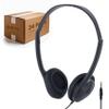 SENTRY Rugged Small School Headphones Bulk, 3.5mm Jack, Great for Kids, Teens, Students, Classroom, Libraries, Office, Online Learning, with Hygenic Design, (24 Pack, 24, Pack) view 1