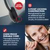 SENTRY Rugged Small School Headphones Bulk, 3.5mm Jack, Great for Kids, Teens, Students, Classroom, Libraries, Office, Online Learning, with Hygenic Design, (24 Pack, 24, Pack) view 2
