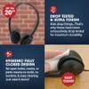 SENTRY Rugged Small School Headphones Bulk, 3.5mm Jack, Great for Kids, Teens, Students, Classroom, Libraries, Office, Online Learning, with Hygenic Design, (24 Pack, 24, Pack) view 4