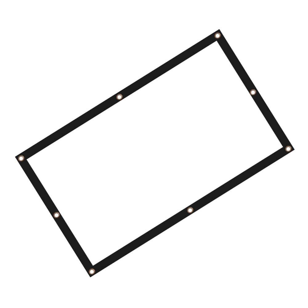 Mipcase Curling Portable Projector Screen Retractable Indoor Outdoor Movie Screen