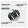 100pcs Stainless Steel Metal Heavy Duty Ties, Exhaust Wrap Coated Self-Locking Zip Ties(12x200mm (7.87inch)) view 3