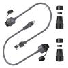 ZJchao Ethernet Adapter 1200Mbps Enterprise Antenna IP68 SPX to RJ45 Cable Coupler view 1