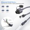 ZJchao Ethernet Adapter 1200Mbps Enterprise Antenna IP68 SPX to RJ45 Cable Coupler view 2