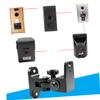 ARTIBETTER 2pcs Speaker Wall Mount Bracket Zinc Alloy Holder for Surround Sound Tilt Turn Mechanism Easy Assembly Strong Bearing Capacity Black view 2