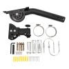 Hyuduo Adjustable Gen 3 Mount Adapter Kit for Gen 3 Standard Dish Supporting 360 Degree Rotation 25inch Wall Mount Pipe Adapter with Extendable Pipe Screws view 3