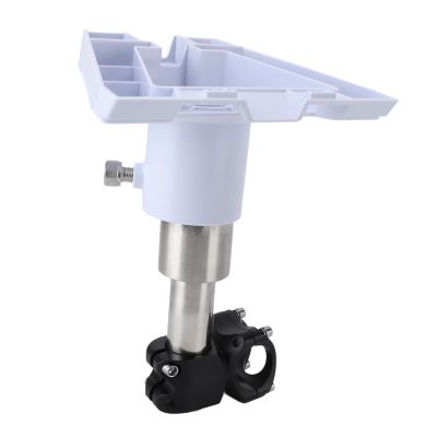 Sturdy and Weather Pole Mount Adapter Kit Compatible with Standard Dish Satellite Mounting Bracket Easy Installation for Home and Commercial Use
