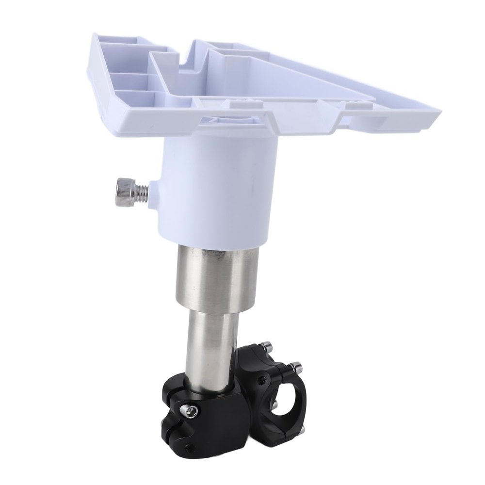Sturdy and Weather Pole Mount Adapter Kit Compatible with Standard Dish Satellite Mounting Bracket Easy Installation for Home and Commercial Use