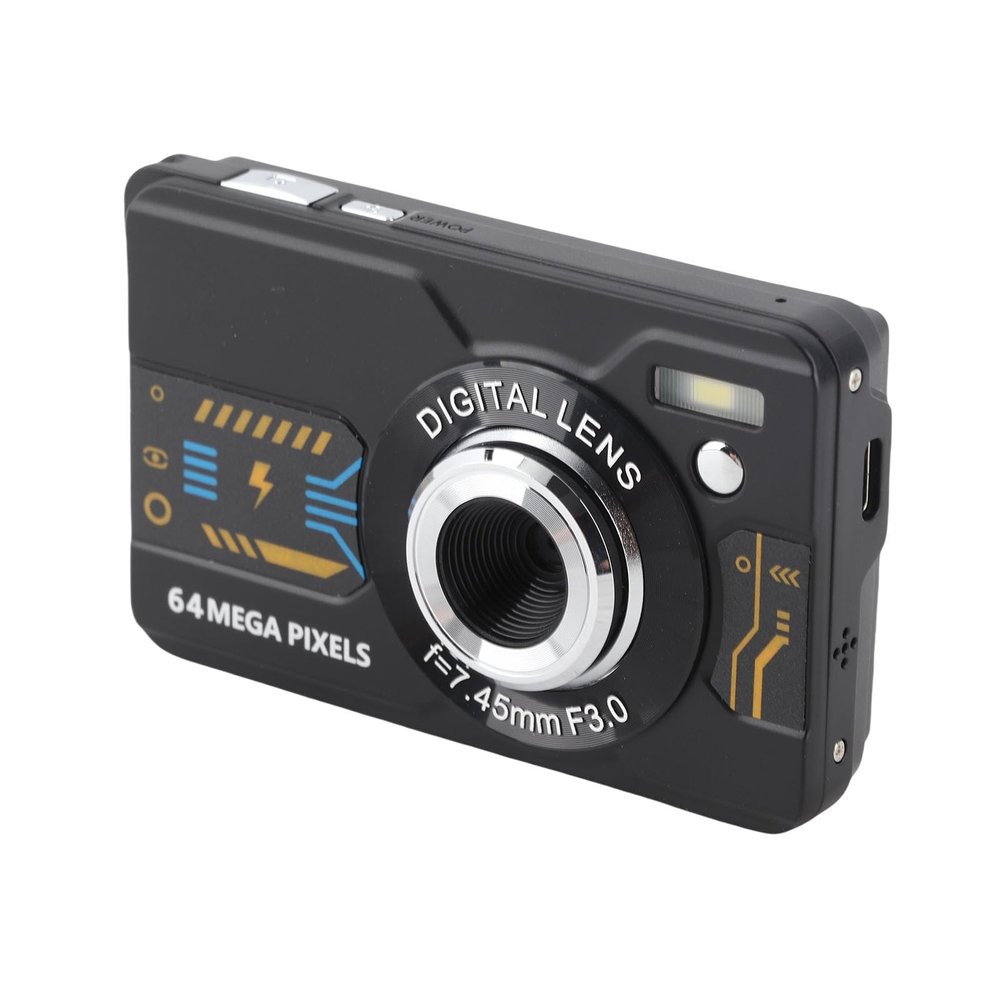 Digital Camera, 4K 64MP Autofocus 20X Zoom Portable Retro Camera for Travel, with 2.8 Inch Screen, for Teens Adult Beginner (Single Unit)