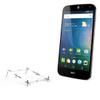 BoxWave Stand and Mount Compatible with Acer Liquid Z630S - Pocket Aluminum Stand 3-in-1, Portable Multi Angle Viewing Riser - Metallic Silver view 1