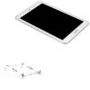 BoxWave Stand and Mount Compatible with ASUS Memo Pad 8 ME181C - Pocket Aluminum Stand 3-in-1, Portable Multi Angle Viewing Riser - Metallic Silver view 1