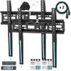 Cheetah Fixed TV Mount for Most 26-60 Inch TVs up to 115lbs VESA 400x400mm, with 10ft HDMI Cable, LED OLED Flat Screen TV Wall Mount Bracket, Fits 16" Studs, Quick Release Lock, Low Profile (2-Pack) view 1