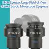 2 Pcs WF20X Widefield Microscope Eyepiece, 30mm Mounting Interface, Diopter, Optical Lens, Metal, for Extended Use and Enhanced Viewing Experience view 4
