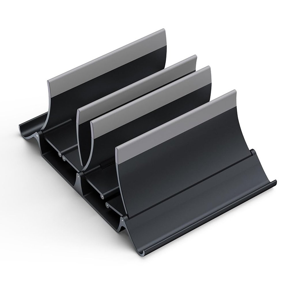 MVUYO Computer Stand Vertical Vertical Clamp Mobile Phone and Tablet Heat Dissipation Storage and Storage Stand(D)