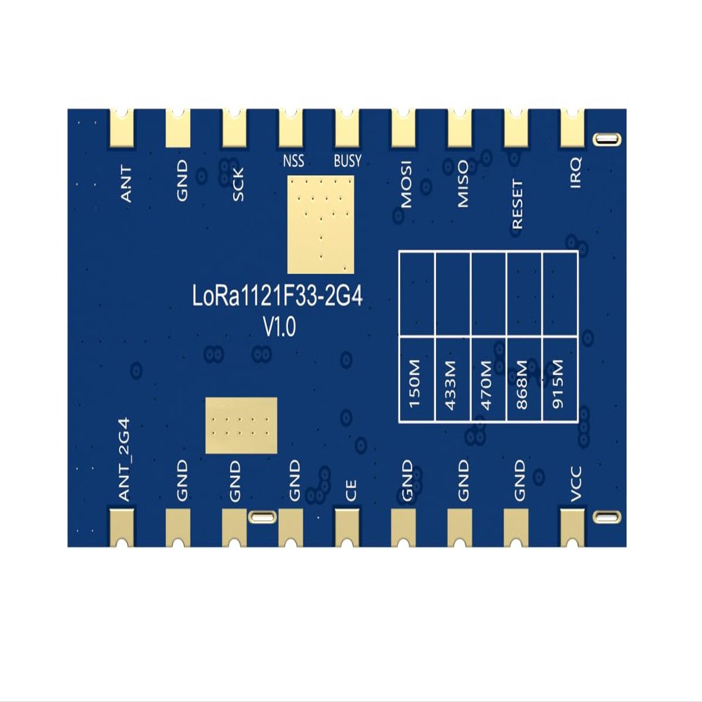 1PCS/lot 2.4G SPI Module & Sub-GHz, LoRa1121F33-2G4 2W High-Power LoRa Module use LR112 chip (2.4G)