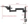Microscope Extension Type Adjustable Direction Articulating Clamp Holder Bracket Arm 76mm Focusing Stereo Trinocular Microscopio Base Stand(G 50mm) view 2