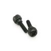20pcs M3 M4 Black Silver Carbon Steel Slotted Phillips Head PC Computer Case Cover Hand Tighten Thumbscrew Thumb Bolt Screw TREXCFGH(Black,M4x10mm) view 1