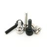 20pcs M3 M4 Black Silver Carbon Steel Slotted Phillips Head PC Computer Case Cover Hand Tighten Thumbscrew Thumb Bolt Screw TREXCFGH(Black,M4x10mm) view 3