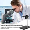 Adjustable Digital Microscope Stand with Dual Ring (1.97In/1.57In), Aluminum Alloy Camera Holder for Lab, Industrial and Digital Stereo Microscopes view 2