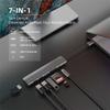 MVUYO 3.1 Type-C to Adapter 4K C Hub with Hub 3.0 2.0 TF SD Reader Slot PD for C Splitter(Gray) view 2