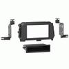 Single & Double DIN Car Stereo Install Kit Compatible with Kicks for 2018, 2019, 2020, & 2021 with Factory Amplified System view 2