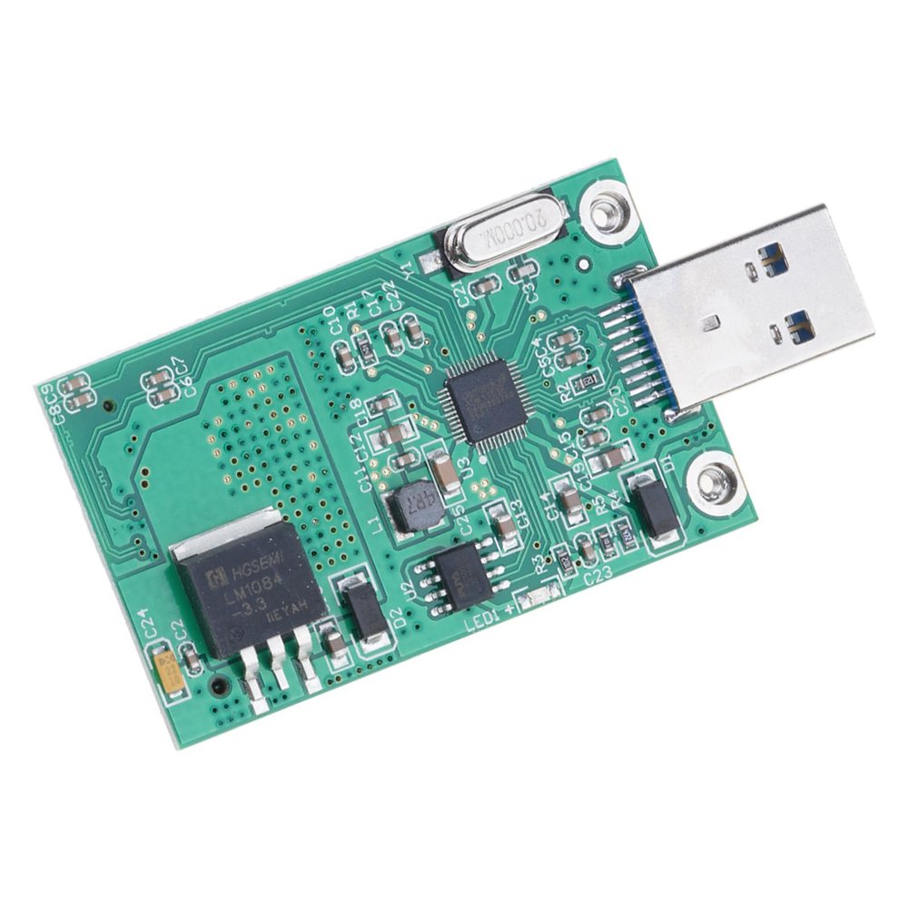 XEGZLH Highly Speed MSATA Adapter MSATA to USB3.0 Converters for Seamlessly File Access and Mobility to Use 200Mb/s