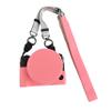BMAOLLONGB R50 V Case, Handmade PU Leather Half Camera Case Bag Cover Bottom Opening Version for Canon Eos R50 V R50V With Neck Strap Lens Cover (Pink) view 1