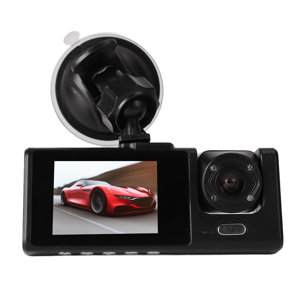Dash Camera 1080P High Definition Image Wide Angle Triple Car Driving Recorder for Safety Driving