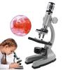 JOEBO Microscope Kit 1200X Metal Microscope Illuminated Monocular Biological Microscope Microscope Lens Adapters view 3