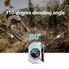 Body Cam, 2.7K Vlog Camera FPV Video Camera, Wearable Cameras with 110 Wide Angle FOV & WiFi APP Control, 0.96in Color Screen, Suitable for Vlogging and Web Cam (White) view 3
