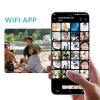 Body Cam, 2.7K Vlog Camera FPV Video Camera, Wearable Cameras with 110 Wide Angle FOV & WiFi APP Control, 0.96in Color Screen, Suitable for Vlogging and Web Cam (White) view 4
