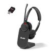 Blucalm Business V5.4 Wireless Headset with Charging Base, Computer Headset with Mic & 2.4 G USB Dongle for PC/Phone Work, Wireless Headphones with Noise-Cancelling Mic for Office, WFH, Teams, Zoom view 1