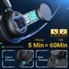 Blucalm Business V5.4 Wireless Headset with Charging Base, Computer Headset with Mic & 2.4 G USB Dongle for PC/Phone Work, Wireless Headphones with Noise-Cancelling Mic for Office, WFH, Teams, Zoom view 3