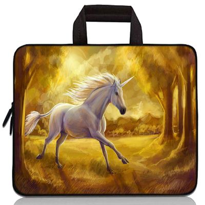 11" 11.6" 12" 12.1" 12.5" inch Laptop Carrying Bag Chromebook Case Notebook Ultrabook Bag Tablet Cover Neoprene Sleeve Fit Apple MacBook Air Samsung Google Acer HP DELL Lenovo Asus(Running Unicorn)