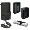 High Capacity Batteries (2 Units) + AC/DC Travel Charger Compatible with Nikon P7700 view 1