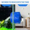 Blue Mini Fish Tank Magnetic Brush Aquarium Cleaning Glass Scraper Cleaner view 3