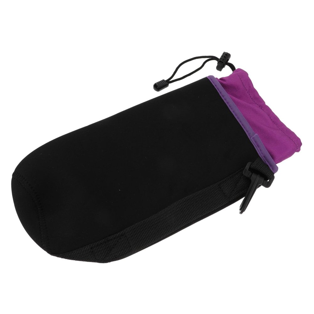FONDOTIN Thick Neoprene Lens Pouch Bag for Rp Drawstring Dslr Camera Case Water and Dust Camera Lens Accessories