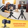 Zeadio Heavy Duty Metal Tripod Kit with Arca Ball Head - Universal Phone Vlogging Kit, Cell Phone Stand & Travel Tripod for iPhone/Android, Camera, Gimbal, Action Cam etc view 4
