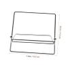 DOITOOL Multifunctional Iron Laptop Stand for Desk Ergonomic Design Hollow Structure for Heat Dissipation Supports Laptops Tablets Modern Decor for Home Office view 2