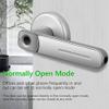 GAORUIFENG Fingerprint Door Lock Handle USB Rechargeable Anti Theft Smart Electric Keyless Security Entry with 2 Keys for Home (Color : Gray) (Silver) view 3