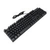 104 Key Mechanical Keyboard with Blue Switches, Dual Color Injection RGB Backlit, 28 Backlight Modes, Wired USB for Glass panes, OS X, Gaming and Typing view 3