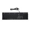 104 Key Mechanical Keyboard with Blue Switches, Dual Color Injection RGB Backlit, 28 Backlight Modes, Wired USB for Glass panes, OS X, Gaming and Typing view 4