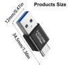 ESTCNK USB to USB/USB C Adapter, Charging Cable Block Converter for Cellphone Laptop Fast Data Transfer Charging view 3