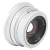 25mm F1.7 Manual Lens - Large Aperture & Zoom Burst Effect for M4/3 Cameras, Lightweight Aluminum Alloy with 10-Blade Bokeh (20cm Close Focus (Silver) view 1