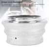 25mm F1.7 Manual Lens - Large Aperture & Zoom Burst Effect for M4/3 Cameras, Lightweight Aluminum Alloy with 10-Blade Bokeh (20cm Close Focus (Silver) view 4
