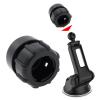 Micro Traders 4Pcs 17mm Ball Socket to 1/4-20 Male Screw Adapter Compatible with Arkon GN010 GN014 GN015 GN016 30x28mm Black view 2