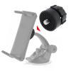 Micro Traders 4Pcs 17mm Ball Socket to 1/4-20 Male Screw Adapter Compatible with Arkon GN010 GN014 GN015 GN016 30x28mm Black view 4