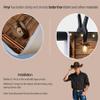 10X7ft Western Party Backdrop Rustic Wooden Cowboy Backdrop, Wild West Wooden House Farm Photography Background Western Theme Cowboy Birthday Party Decor Banner Photo Studio Props view 4