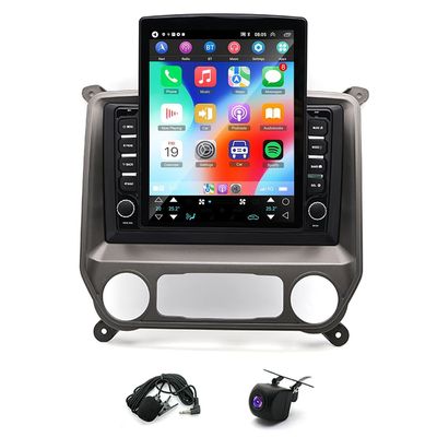 9.7" Car Stereo Fit for Chevrolet Silverado 1500 2500 3500 2014-2018 Touchscreen Supports Wireless Carplay Android Auto Android 13, Car Radio for GMC Sierra GPS Navi WiFi Camera 2+32G