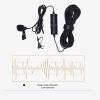 Yoidesu Lavalier Lapel Microphone, 360 Rotation 3.5mm Wired Clip On Mic Noise Reduction Cardioid Microphone for Smartphone PC DSLR Camera view 4