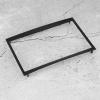 2 Din Car Dash Mount Installation Trim Kit Frame Universal Modification 178x102MM Black Plastic Inner Frame Outside Frame Radio Mount Navigation Modified Frame Dash Panel Suitable view 2